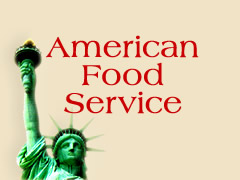 Pizzeria American Food-Service Logo